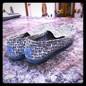 Toms: limited edition be the change